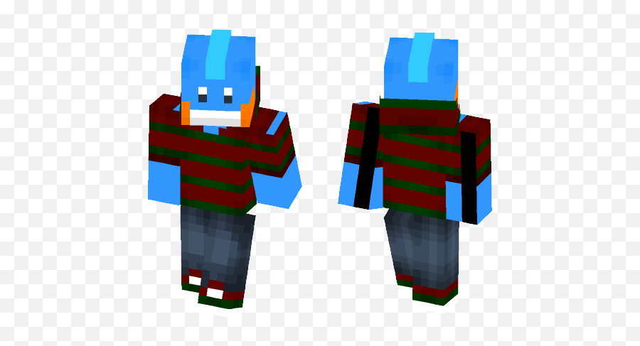 Download Mudkip In A Christmas Sweater Minecraft Skin For - Man In Suit Minecraft Skin Png,Mudkip Png