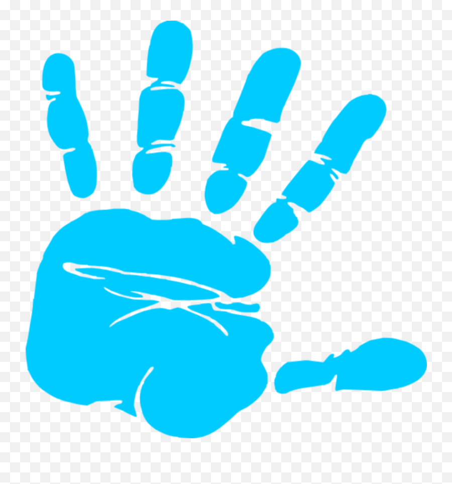 Blue Border For Baby Png 2 Image - Kids Hand Print Png,Blue Border Transparent