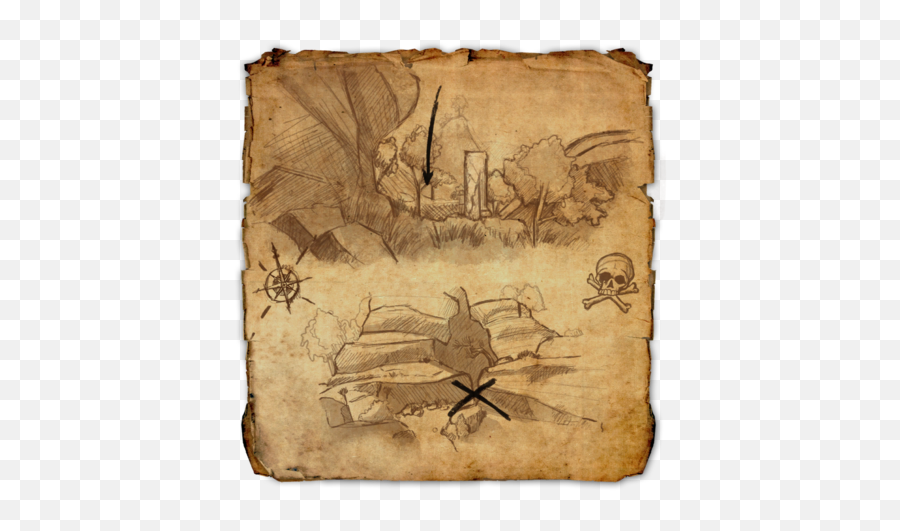 Onlinehewu0027s Bane Treasure Map Ii - The Unofficial Elder Bane Treasure Map Ii Png,Bane Png