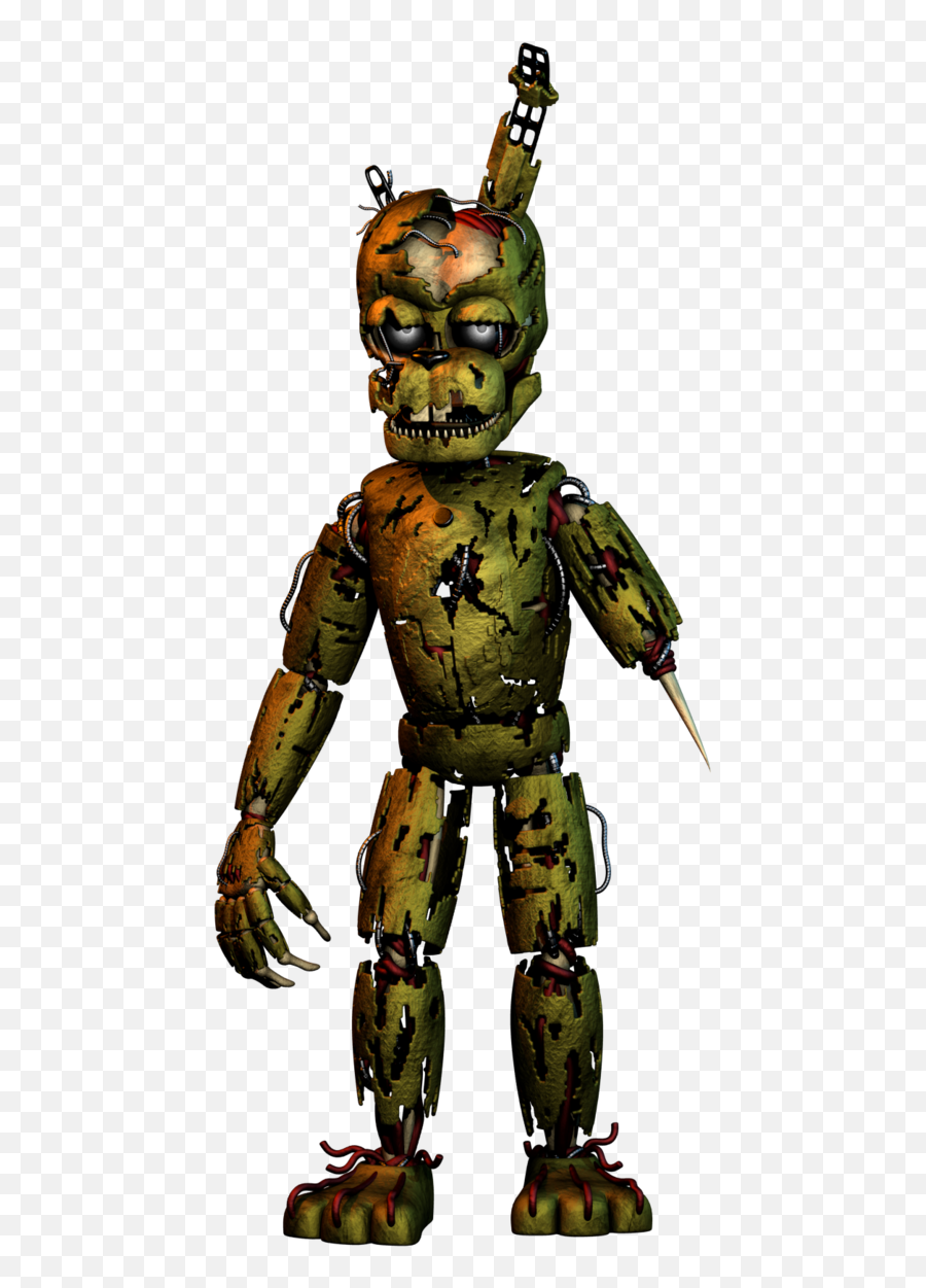 Fnaf 6 Springtrap Picture Freeuse Stock - Fnaf 6 Scrap Springtrap Png,6 Png