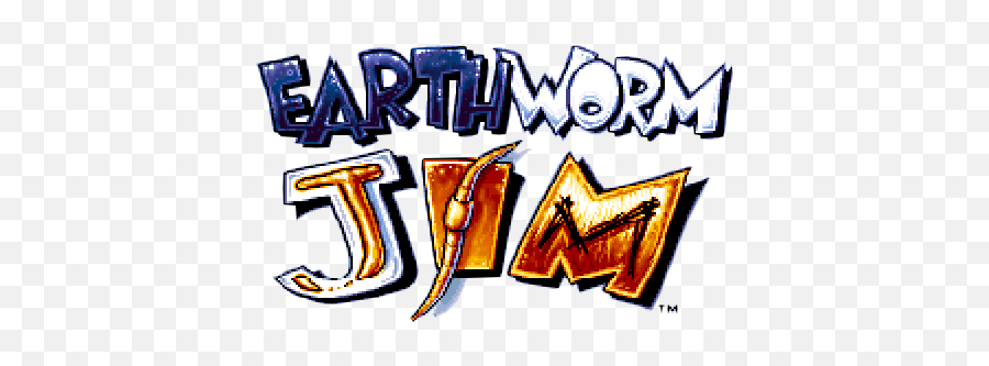 Fichierearthworm Jim Logopng U2014 Wikipédia - Earthworm Jim Logo Transparent,Earthworm Png