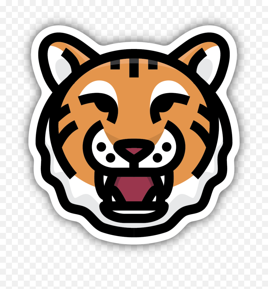 Tiger Head Sticker - Stanislav Penc Png,Tiger Head Png