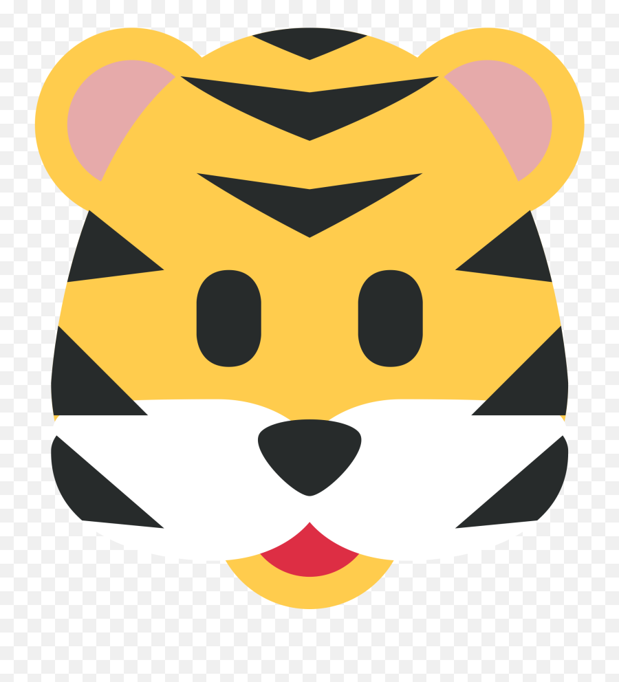 Tiger Face Emoji - Twitter Tiger Emoji Png,Tigre Png