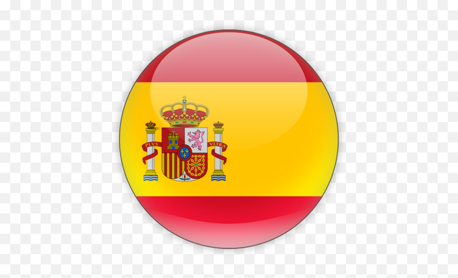 Round Icon - Transparent Spain Flag Icon Png,Spain Png