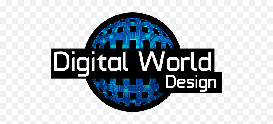 Digital World Design Website Logo Graphic Print - Digital World Design Png,World Logo Png
