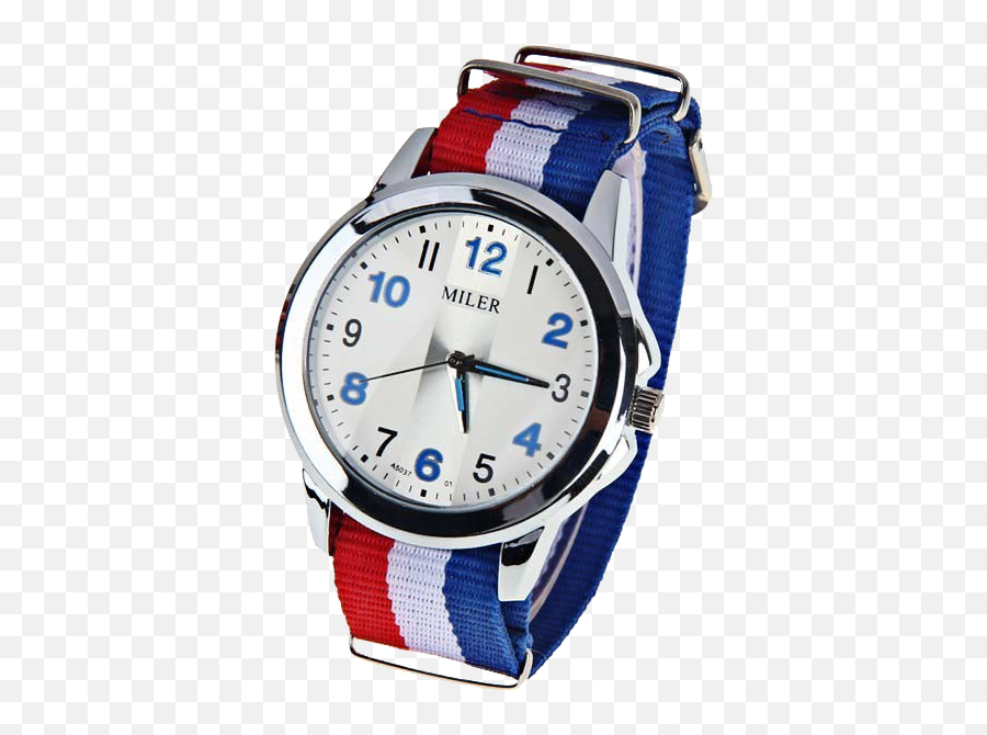 Brand Miler Nylon Watch Band French Flag Strap Summer - Strap Png,French Flag Transparent