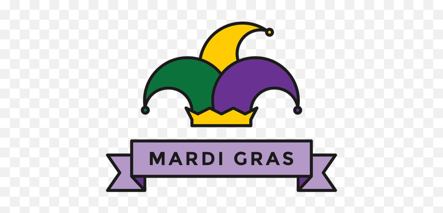 Mardi Gras Hat Badge - Transparent Png U0026 Svg Vector File Mardi Gras Hat Svg,Mardi Gras Beads Png