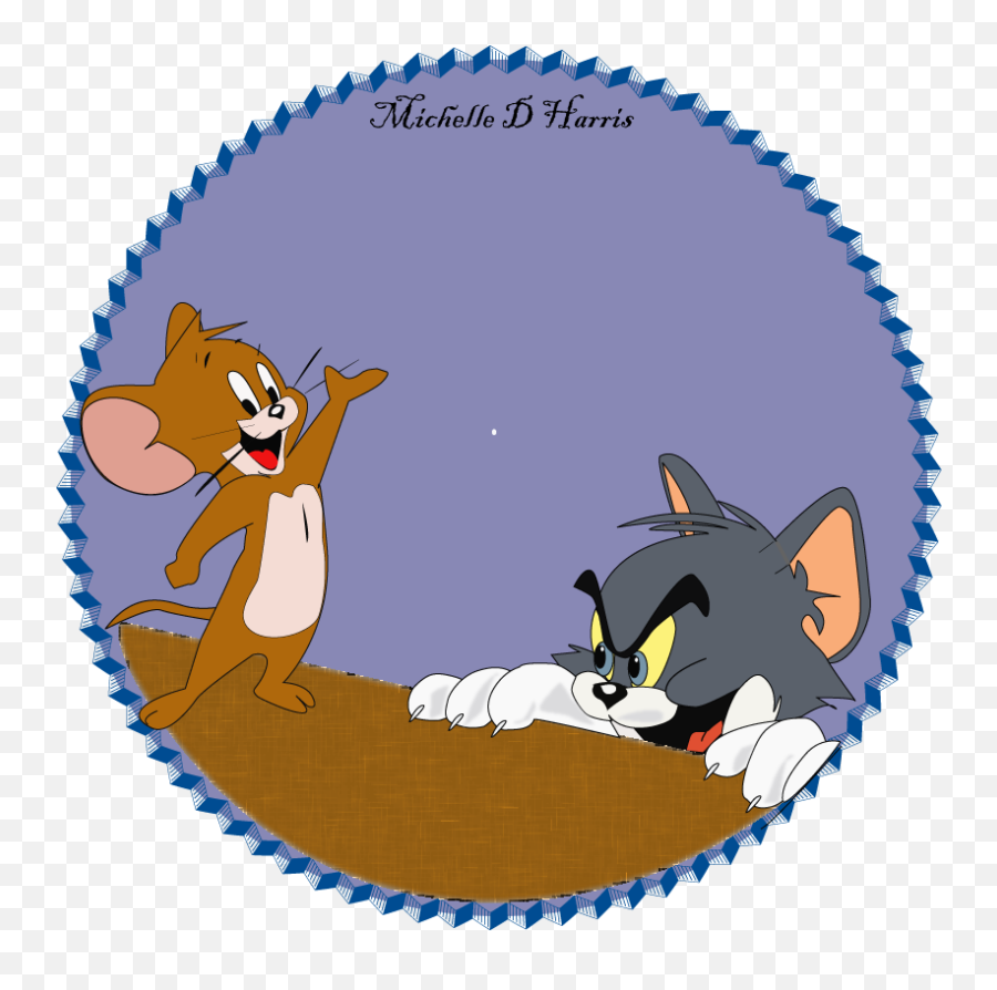 Tom - U0026jerry Michelle Harris Glass Png,Tom And Jerry Transparent