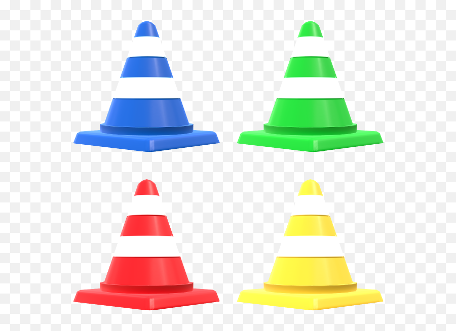 Wii U - Mario Kart 8 Traffic Cone The Models Resource Christmas Tree Png,Traffic Cone Png