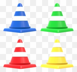 Wii U - Mario Kart 8 Traffic Cone The Models Resource Christmas Tree Png,Traffic Cone Png