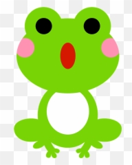 Singing Frog Clipart - Clipart Cute Frog Png,Frog Clipart Png