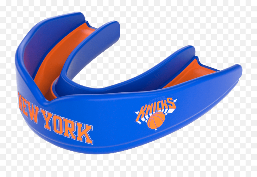 New York Knicks Nba Basketball - Shock Doctor 8300 Nba Basketball Mouth Guard Png,Knicks Png