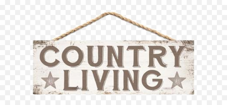 P Graham Dunn Country Living Slat Hanging Sign - Sign Png,Hanging Sign Png