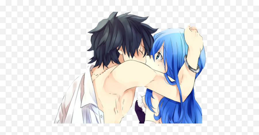 Download Profile Cover Photo - Gruvia Fairy Tail Kiss Png Fairy Tail Couple Gruvia,Kiss Png