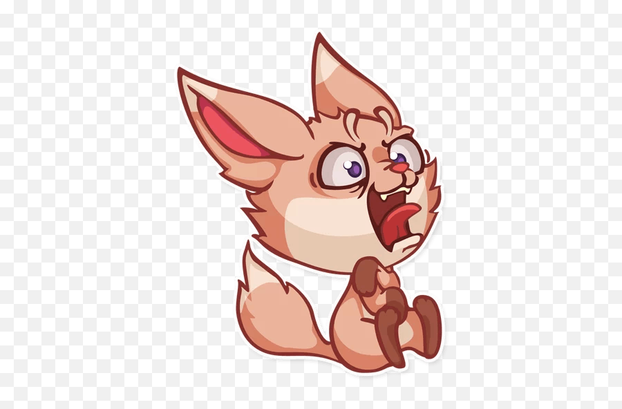 The Fennec Foxu201d Stickers Set For Telegram - Fennec Fox Stickers Telegram Png,Fennec Fox Png