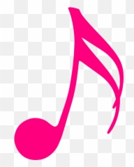 Music Note Pink Png Clip Arts For Web - free Notes Color
