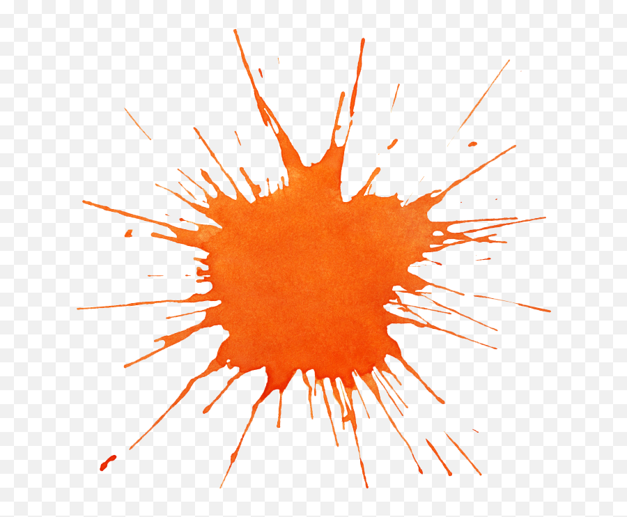 Pin Orange Paint Splatter Clip Art - Orange Splat Png Orange Splatter Png Free,Paint Splatter Png
