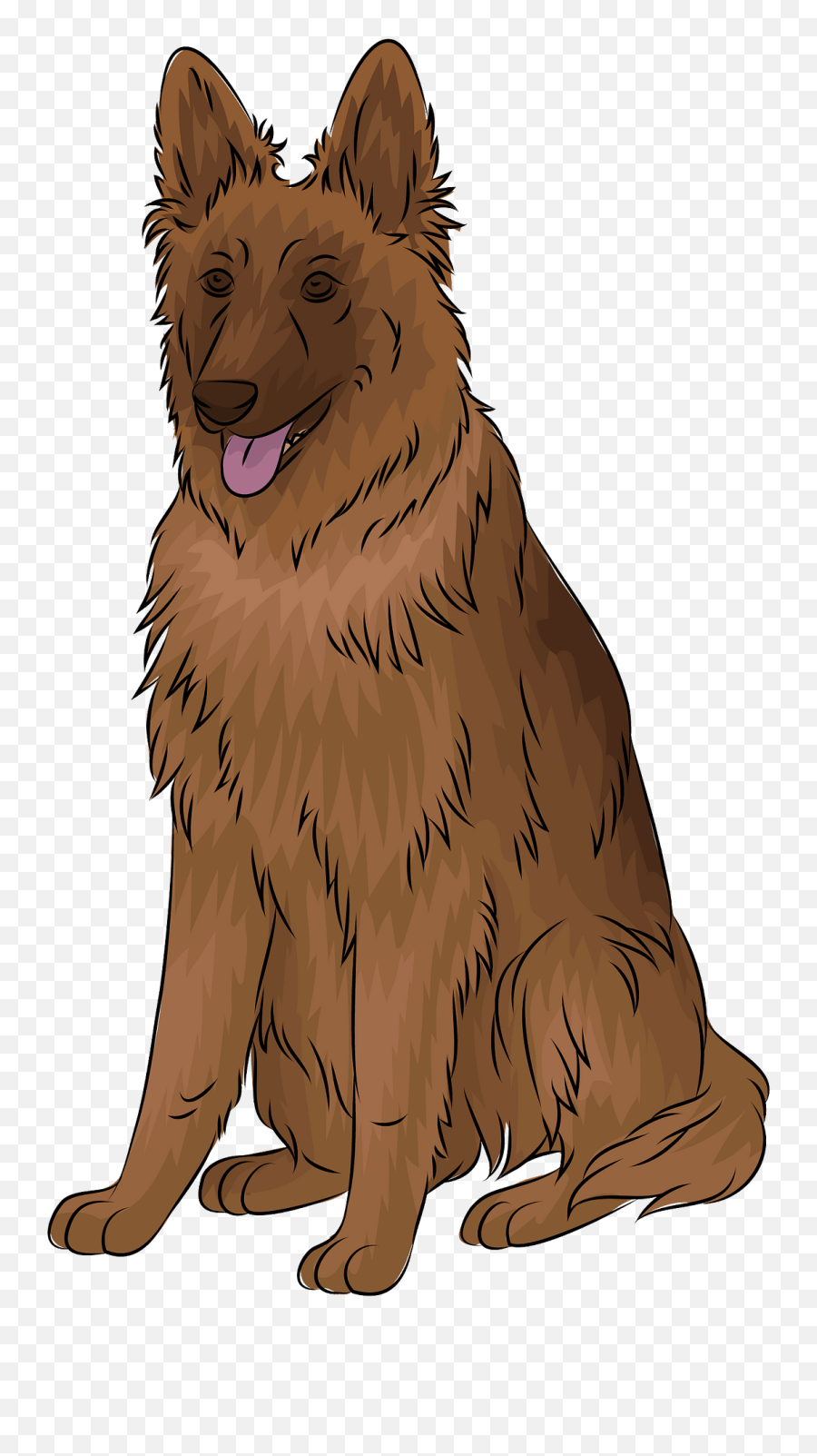 German Shepherd Clipart Free Download Transparent Png - Dog Yawns,German Shepherd Png