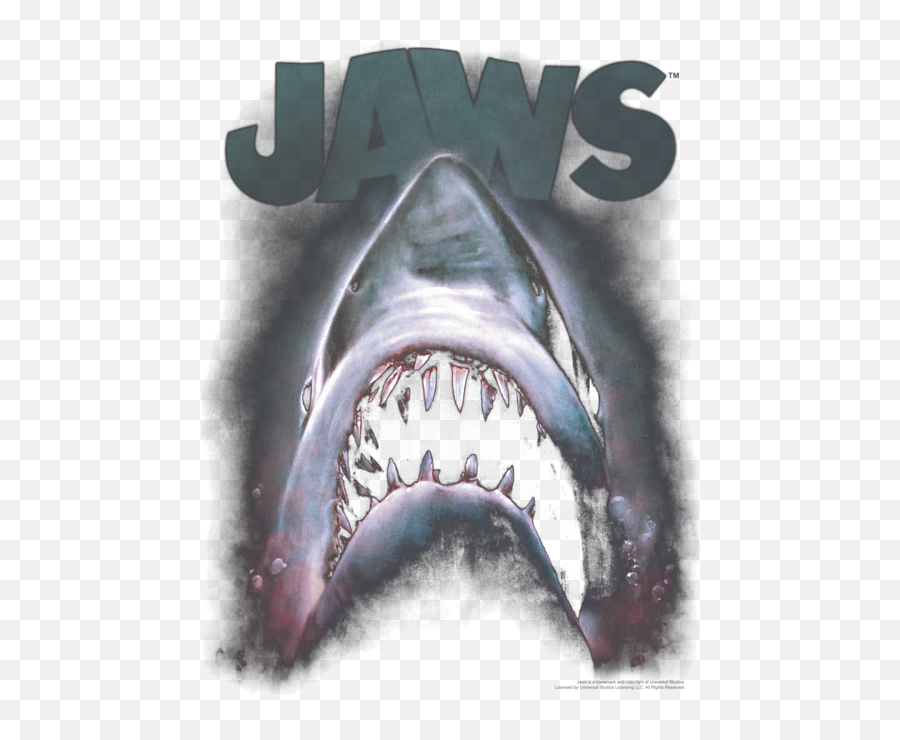 Jaws - Terror In The Deep Kids Tshirt Jaws Poster Png,Jaws Png