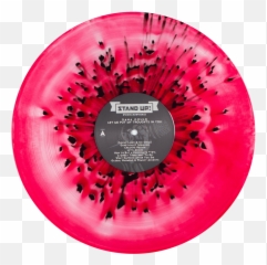 Dana Gould - Let Me Put My Thoughts In You color in blood red and clear with black splatter Circle png