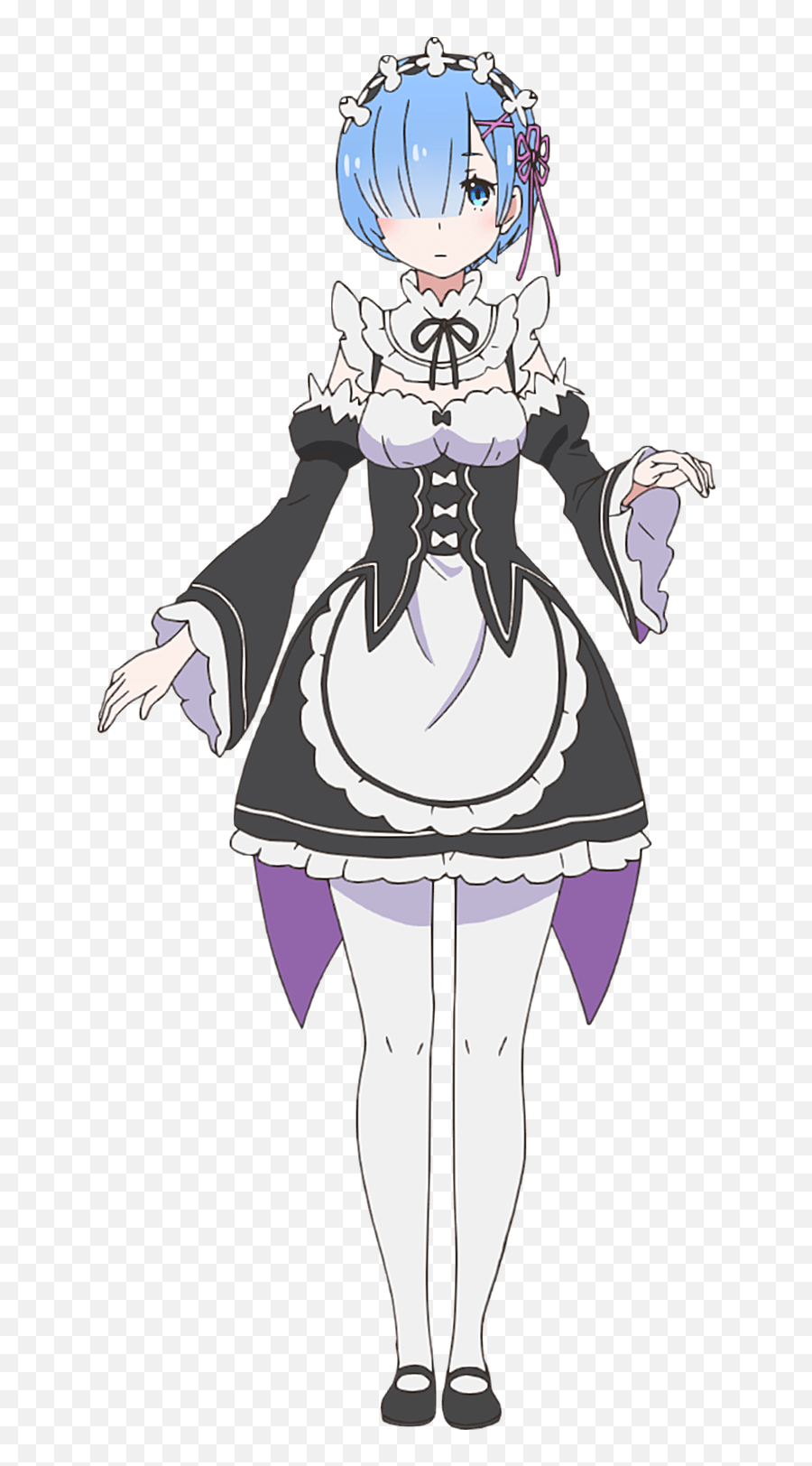 Zero Kara Hajimeru Isekai Seikatsu - Rem Re Zero Character Design Png ...