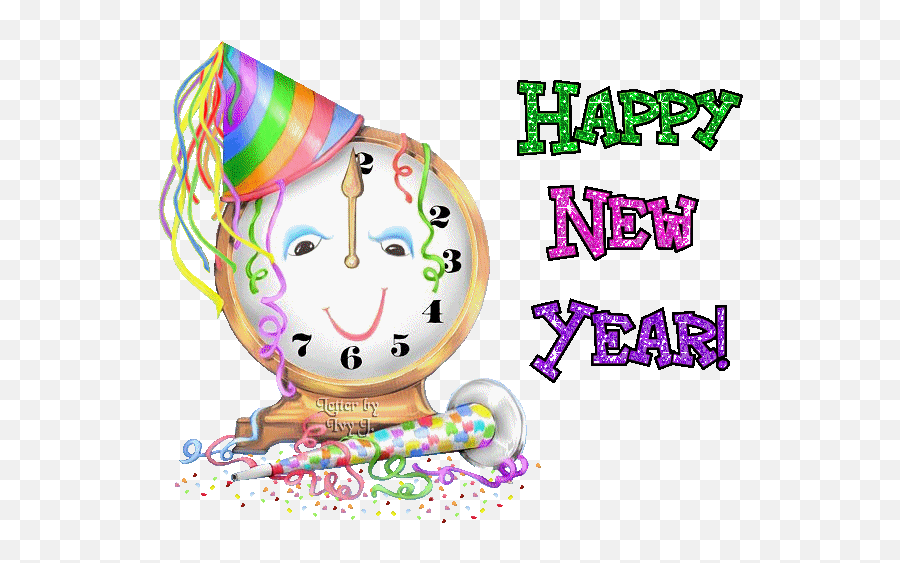 Happy New Year 2021 Animated Gif Images - New Years Eve Cartoon Png,Fireworks Gif Transparent Background