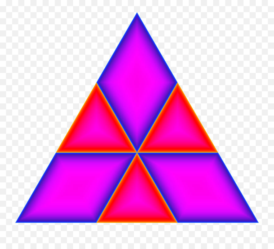 Pink Triangle Symmetry Png Clipart - Logos For Congruent Triangles,Triangle Logos