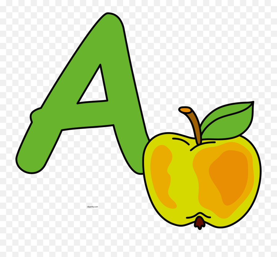 A Is For Apple Clipart Png - Apple Clipart,Apple Clip Art Png