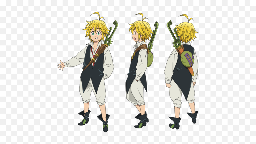 Seven Deadly Sins Anime - Seven Deadly Sins Meliodas Design Png,Anime Character Png