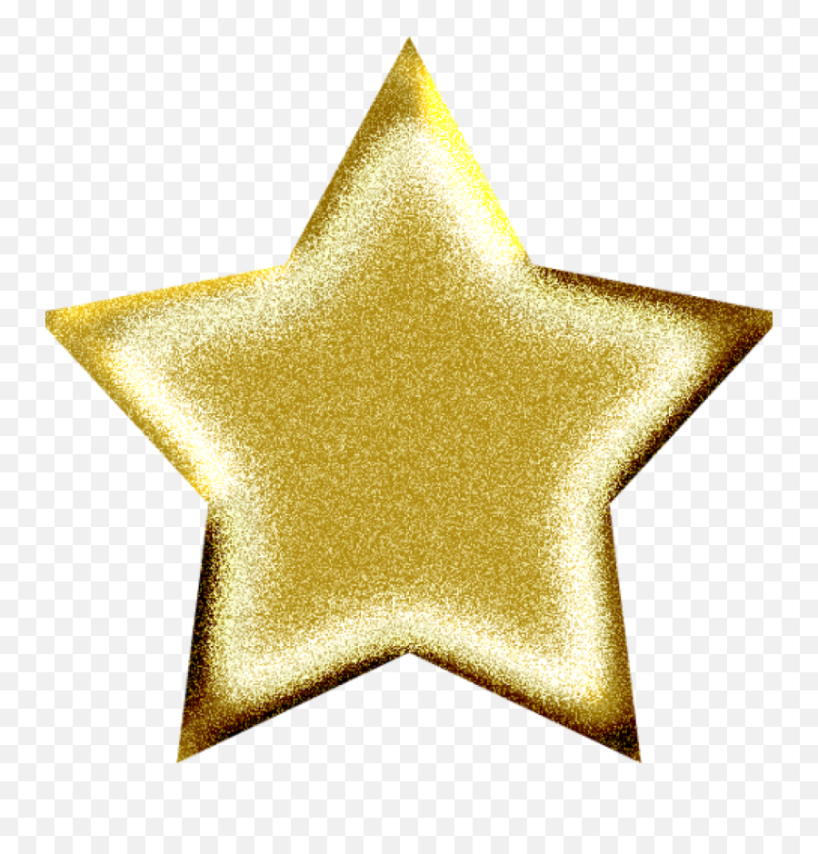 Star Clipart Gold - Glitter Gold Star Clipart Png,Star Sparkle Png