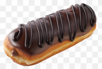 Chocolate Eclair - Krispy Kreme Eclair Png,Pastries Png
