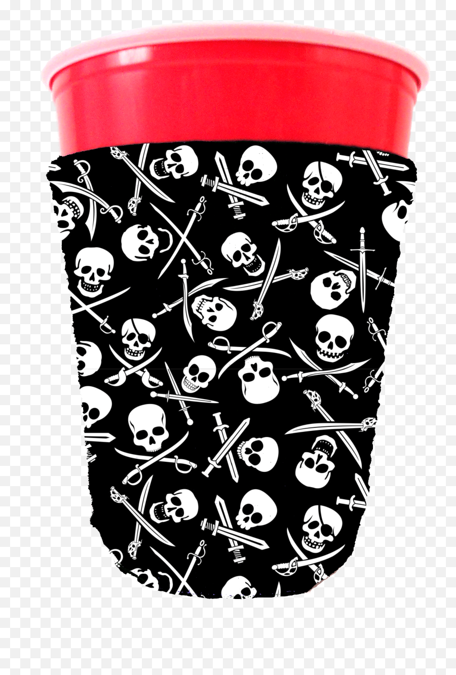 Coolie Junction Pirate Pattern Solo Cup - Coffee Cup Png,Solo Cup Png