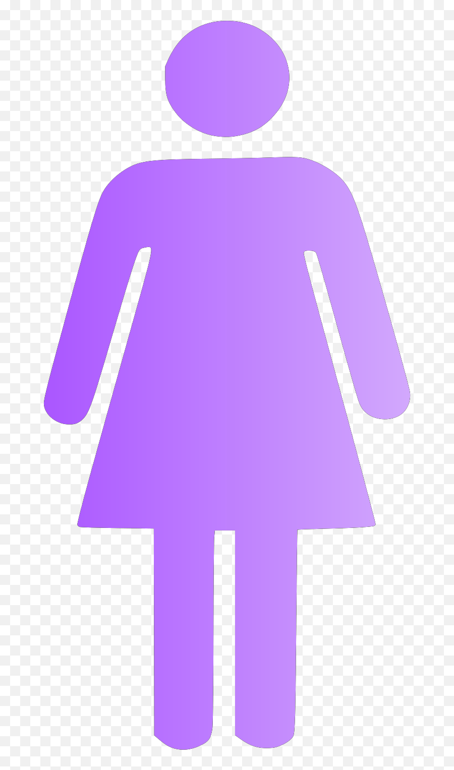Woman Icon Purple Clip Art - Vector Clip Art Clip Art Woman Stick Figure Png,Woman Icon Png