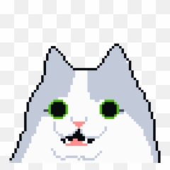 Pixel Art N - Word Cat Nword Cat Know Your Meme Disney World Pixel Art Png,Cat Nose Png