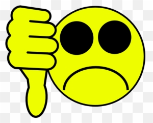 Thumbs Down Smiley Clip Art - vector clip art Face png