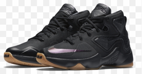 Nike Lebron Xiii Gs U0027black Lionu0027 - Air Jordan Trainer 1 Low Basketball Shoe Png,Air Jordan Png