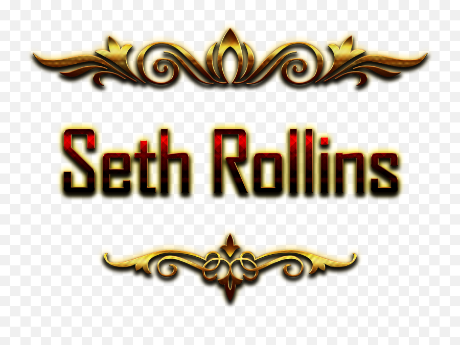Download Seth Rollins Decorative Name - Amit Name Png,Seth Rollins Logo Png