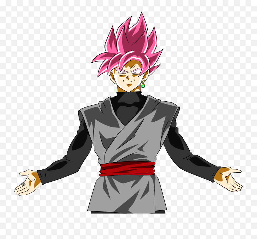 Black Rosé Png 6 Image - Goku Black Rose,Goku Black Rose Png