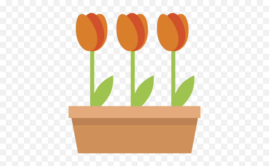 Transparent Png Svg Vector File - Flowerpot,Tulips Png