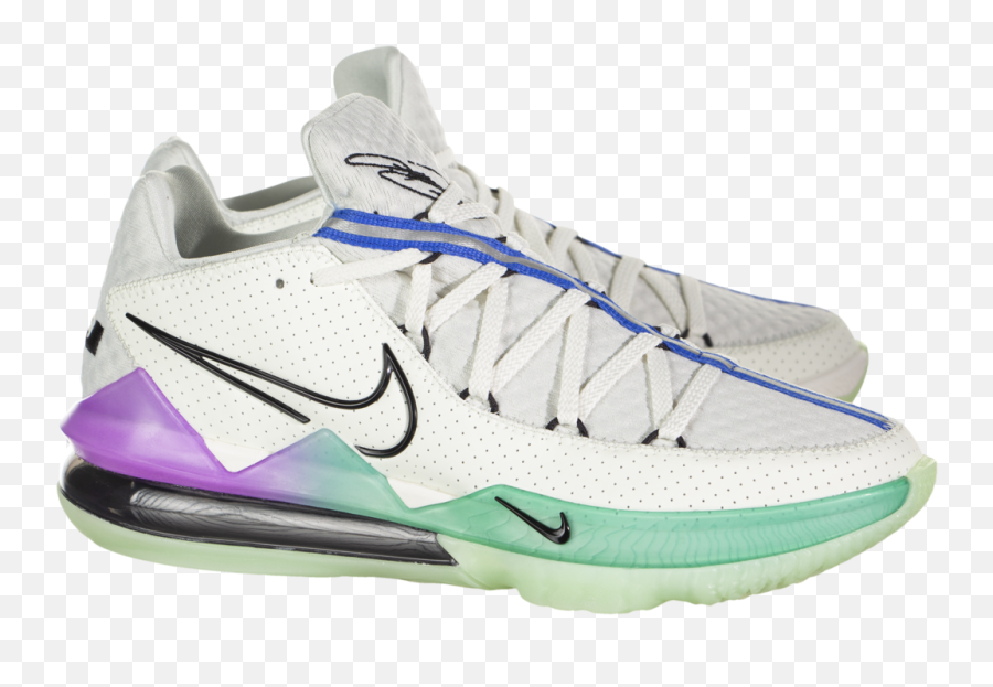 Nike Lebron 17 Low Glow In The Dark - Round Toe Png,Lebron Png