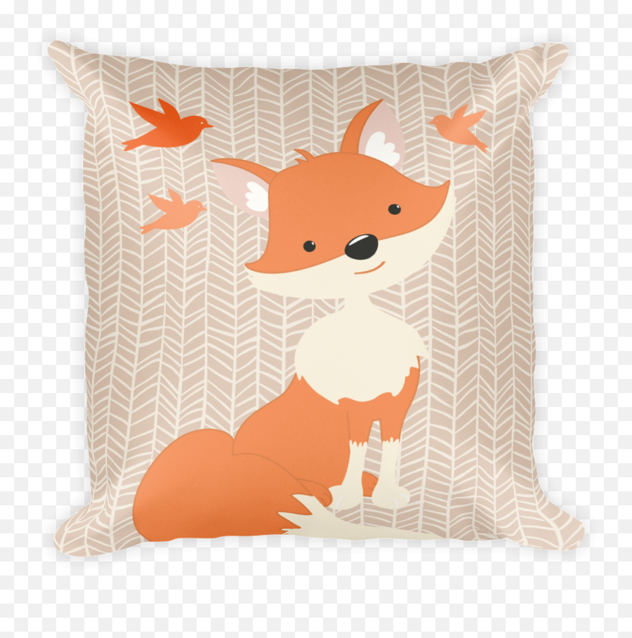 Baby Fox Pillow - Red Fox Png,Fox Transparent Background