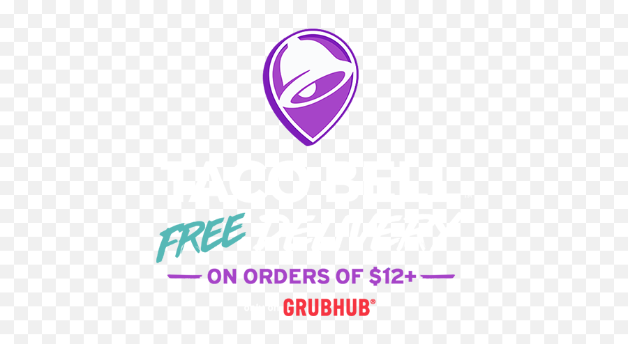 Taco Bell Delivery Now Free For Everyone Milled - Vertical Png,Grubhub Logo Png