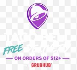 Taco Bell Delivery Now Free For Everyone Milled - Vertical png