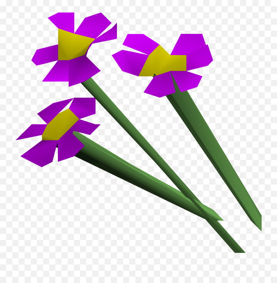 Purple Flowers - Osrs Wiki Clip Art Png,Purple Flowers Png