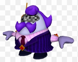 3ds - Kirby Planet Robobot President Haltmann The Cartoon Png,Kirby Face Png