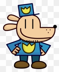 Dog Man Wiki - Clipart Full Size 5629464 Png Transparent