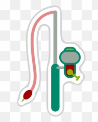 Fishing Pole Sticker Png Transparent - Clipart World Language
