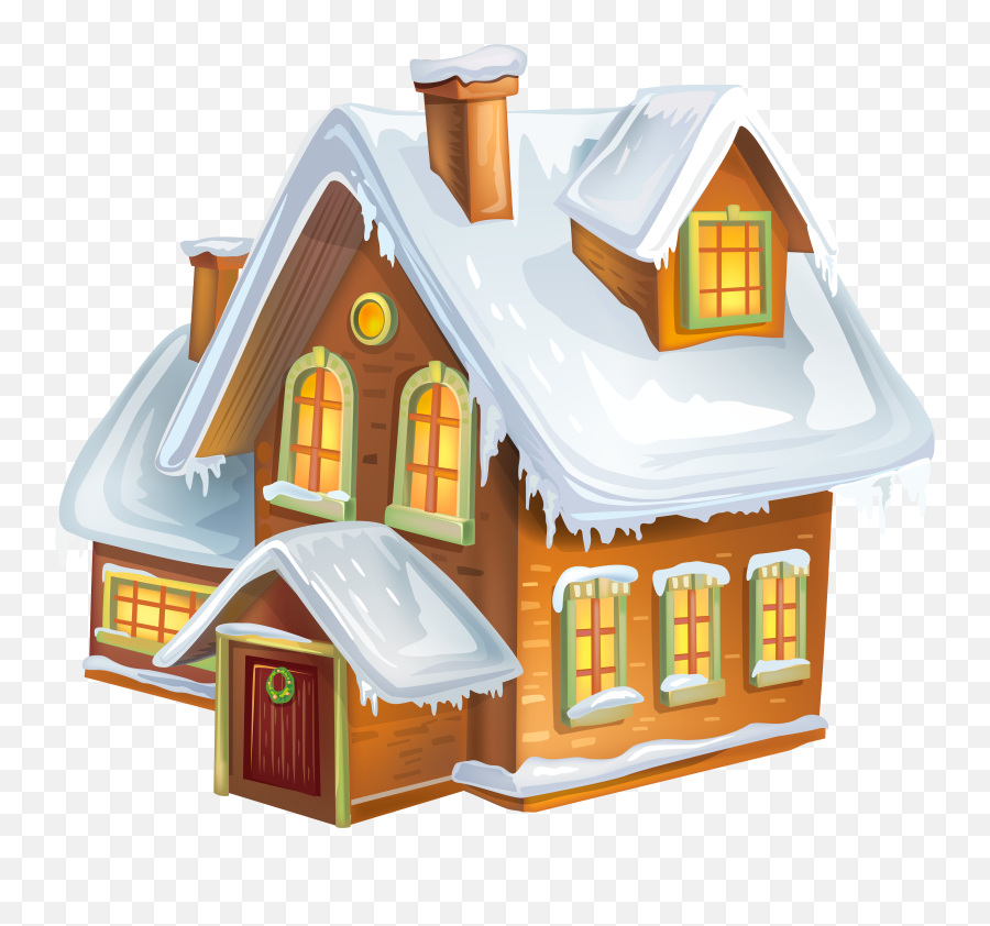 Winter Christmas House Png File - Christmas House Png,Gingerbread House Png