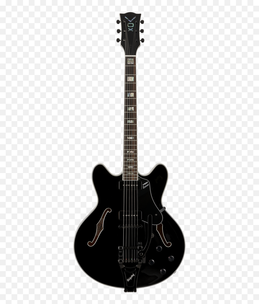 Vox Bobcat V90 Bigsby Semi - Hollow Body Electric Guitar Guitar Png,Hofner Icon Beatle Bass