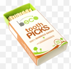 Beco Sustainable Bamboo Toothpick - 100 Picks Beco Eco Snack Png,Toothpick Png